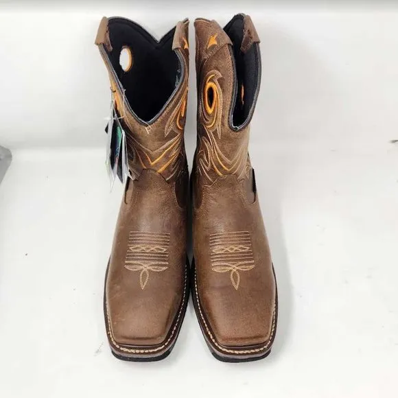 Men's 12 Dan Post 11&quot; Storm's Eye waterproof comp toe western work cowboy boots
