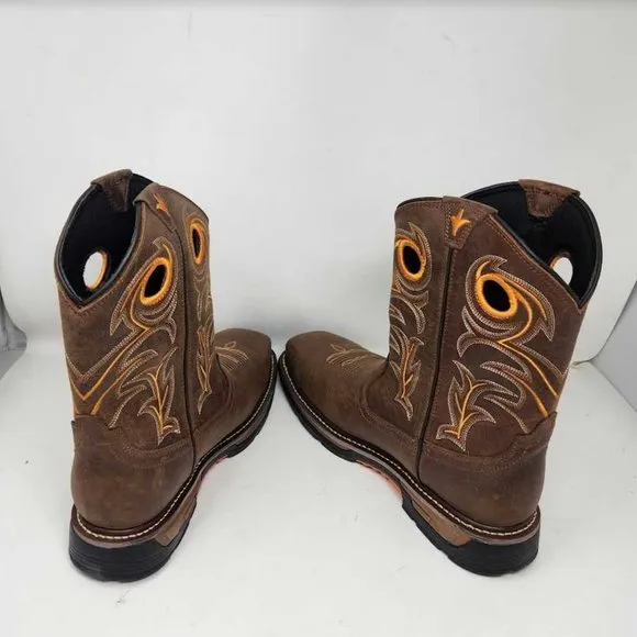 Men's 12 Dan Post 11&quot; Storm's Eye waterproof comp toe western work cowboy boots