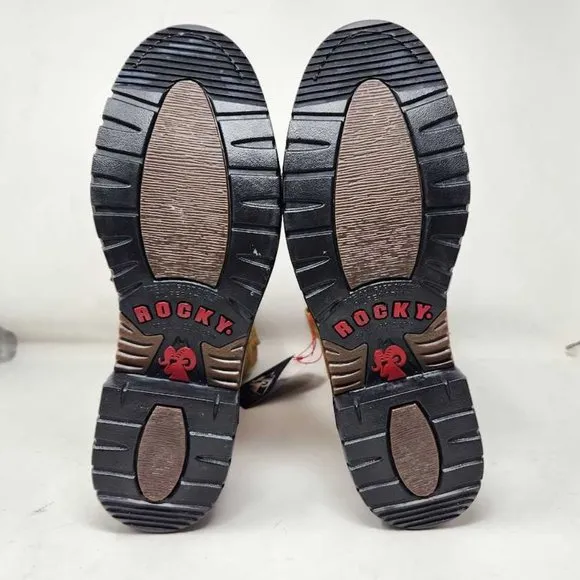 Men's 12 Rocky Original Ride Branson roper western waterproof cowboy boots