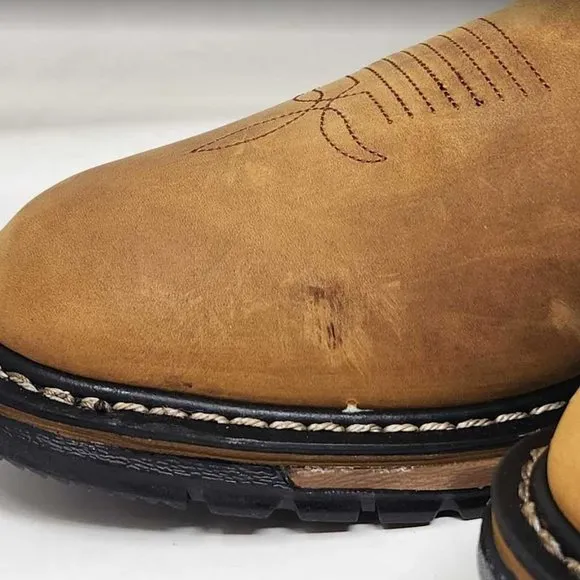 Men's 12 Rocky Original Ride Branson roper western waterproof cowboy boots