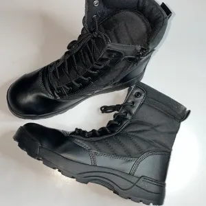 Men’s black military combat boots US11 New
