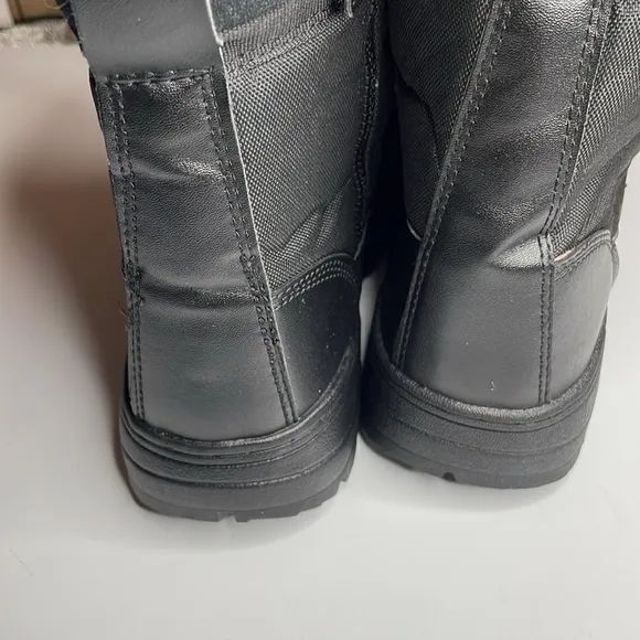 Men’s black military combat boots US11 New