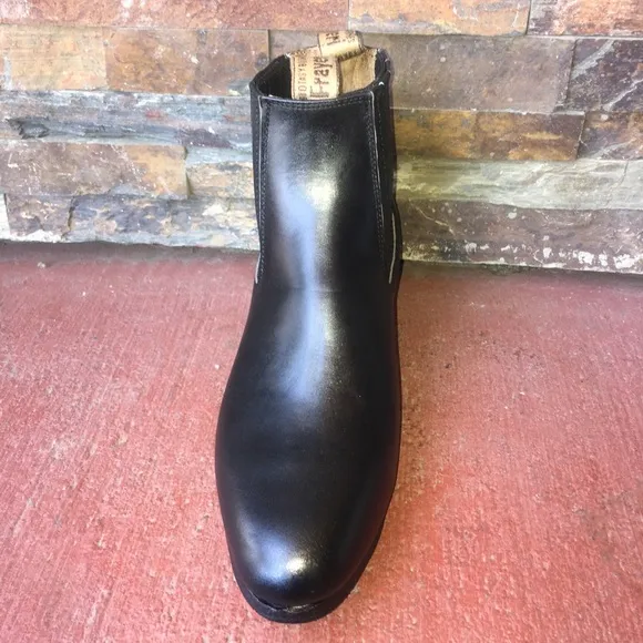 Men’s Botin Charro Napa Leather Black Half boot