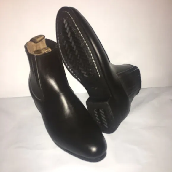 Men’s Botin Charro Napa Leather Black Half boot