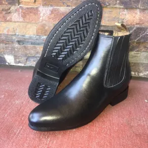 Men’s Botin Charro Napa Leather Black Half boot