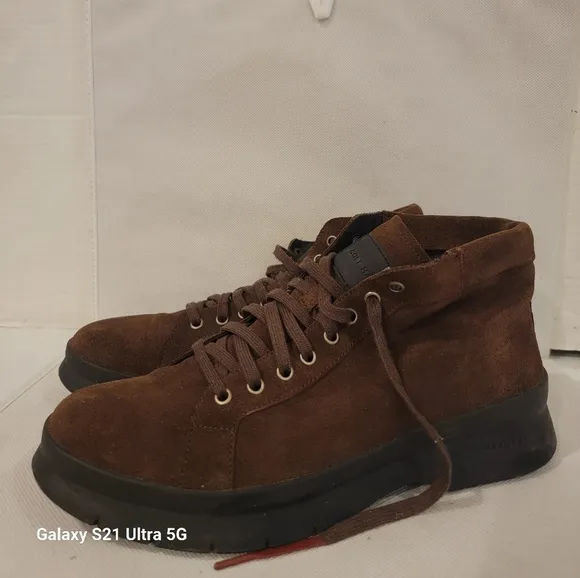 MEN'S COLE HAAN PINCH WATERPROOF‎ UTILITY BOOTS (sz 10-1/2)
