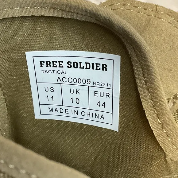 Men’s FREE SOLIDER Hopper Tactical Boots -NWOT