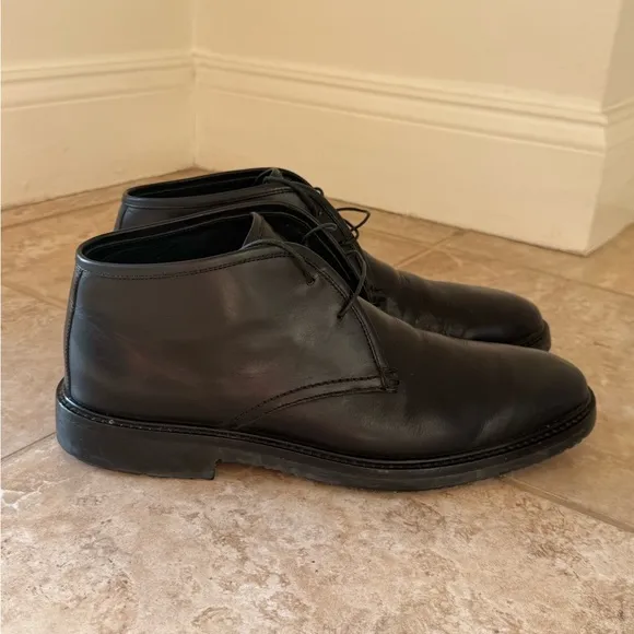 Men's leather boots Ermenegildo Zegna