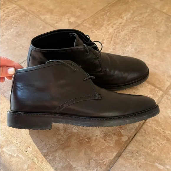 Men's leather boots Ermenegildo Zegna