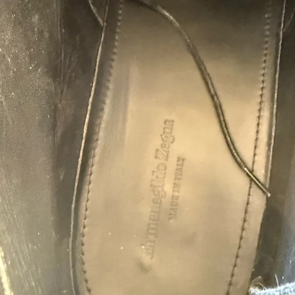 Men's leather boots Ermenegildo Zegna