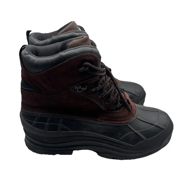 Men's Rugged Exposure Mammoth II  Winter Snow Boots Sz 12 Brown