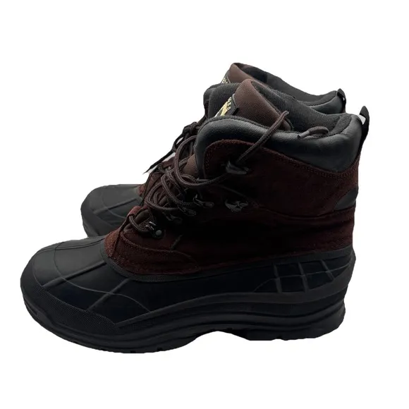 Men's Rugged Exposure Mammoth II  Winter Snow Boots Sz 12 Brown