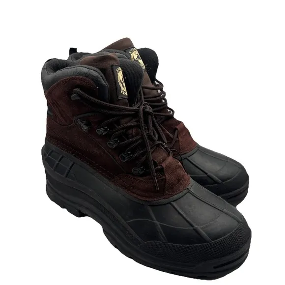 Men's Rugged Exposure Mammoth II  Winter Snow Boots Sz 12 Brown
