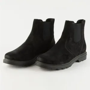 Mens Sorel Carson Black Suede Waterproof Ankle Chelsea Boots Size‎ 11 M