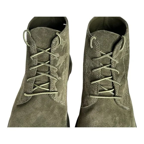 Mens Sorel Madson II Chukka ankle Boots Sz 10.5 Green Nubuck Waterproof