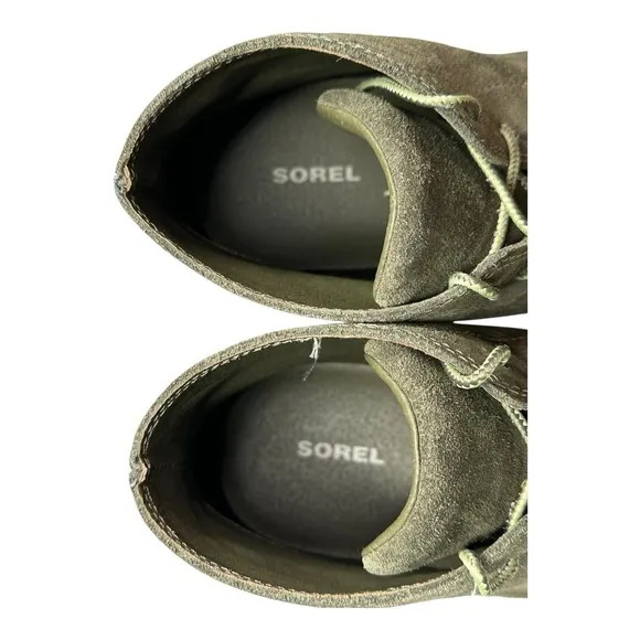 Mens Sorel Madson II Chukka ankle Boots Sz 10.5 Green Nubuck Waterproof