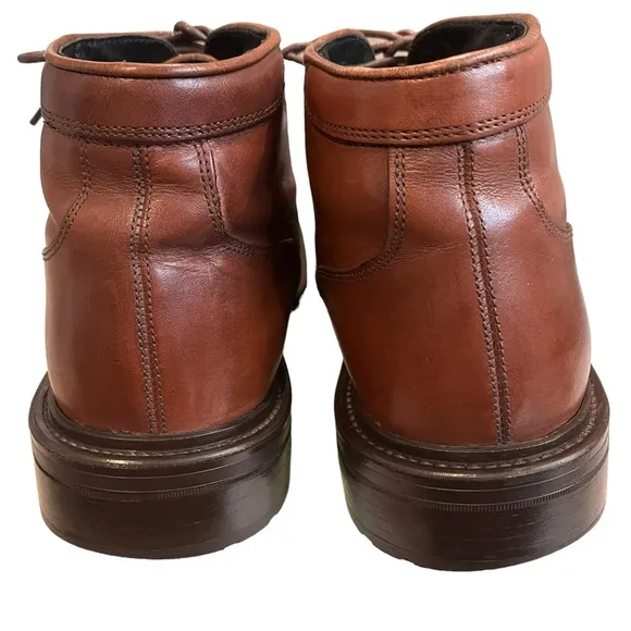 Men’s Vintage Kenneth Cole Reaction Chunky Square Toe Ankle Boots, Sz 8.5