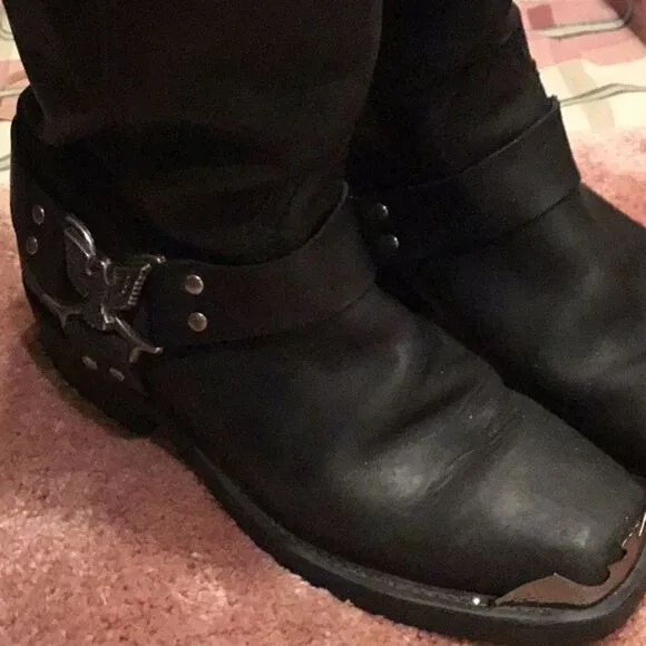 Mens DINGO Leather Riding Boots