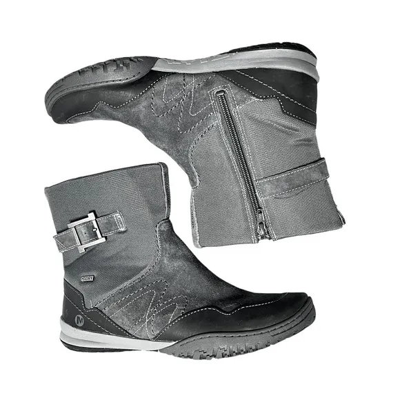 MERRELL Albany Sky Waterproof Boots Charcoal Grey Women's Size 9.5