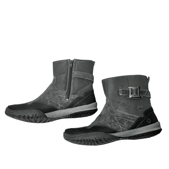 MERRELL Albany Sky Waterproof Boots Charcoal Grey Women's Size 9.5