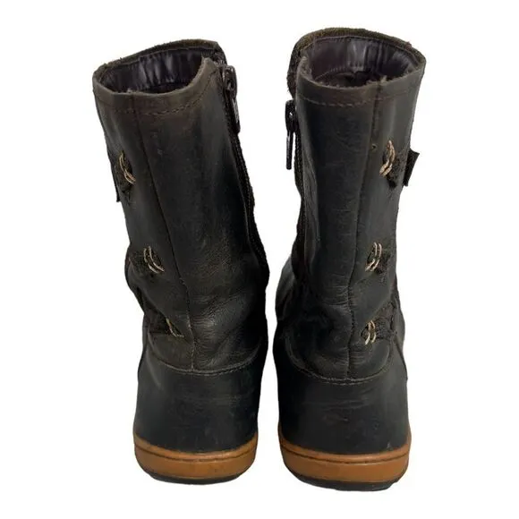 Merrell Ashland Vee Mid Boots Leather Suede Waterproof Size 6