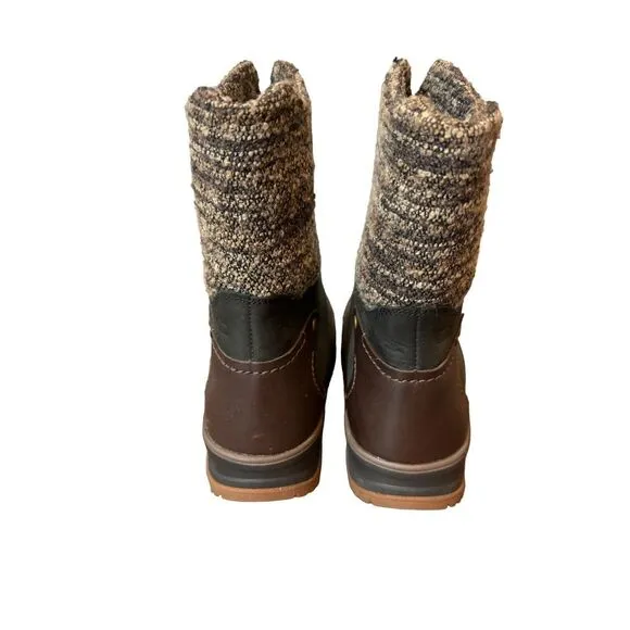 Merrell Boots Womens‎ 7 ZipOn Warm Winter Eventyr Bond Black Leather Insulated
