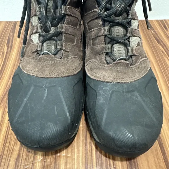 Merrell Men's Boots Size 8.5 Brown Moab Polar Espresso Waterproof Hiking J21147