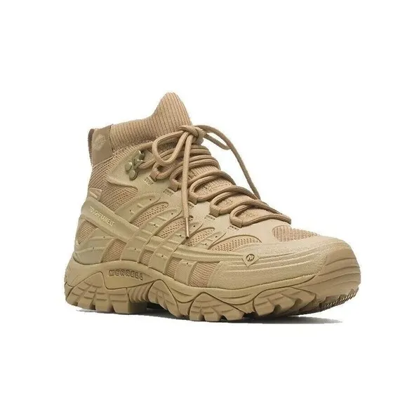 Merrell Moab Men's 13 Velocity Tactical Mid Boots Waterproof J099423 Coyote Tan