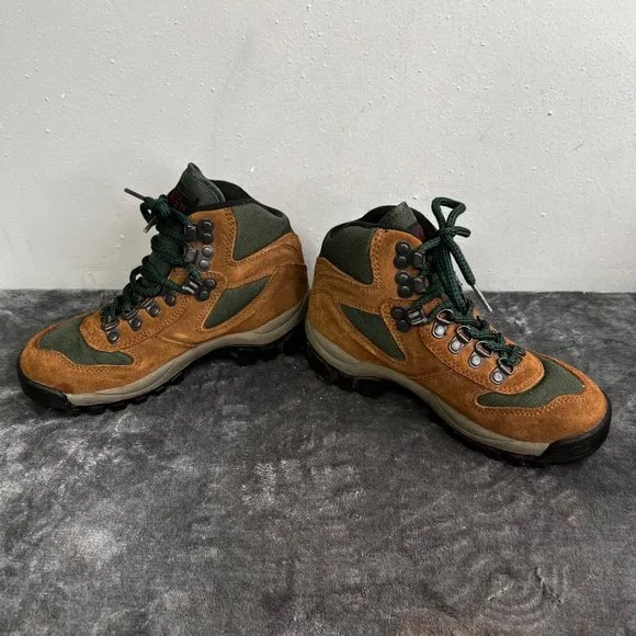 Merrell Rei Monarch IV Hiking Boots Shoes size 2 Kids Youth Suede Lace Up