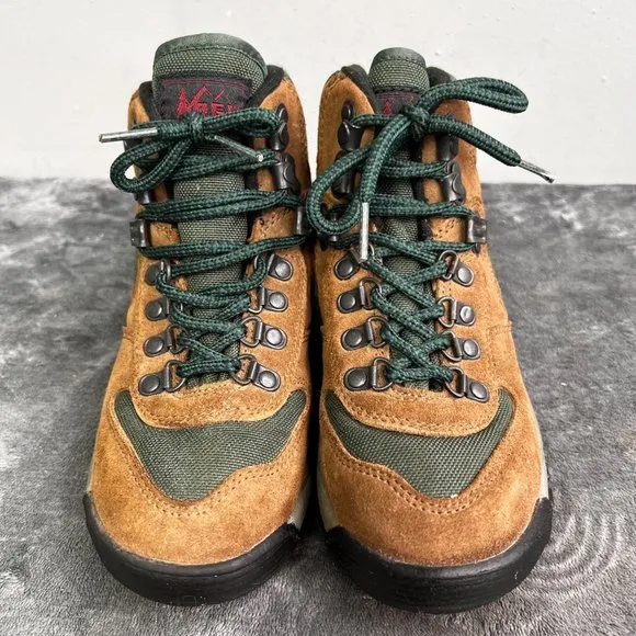 Merrell Rei Monarch IV Hiking Boots Shoes size 2 Kids Youth Suede Lace Up