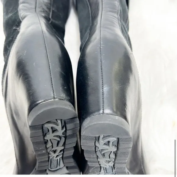 Merrell Wedgetarian Lyla Boots Black, Size 7.5