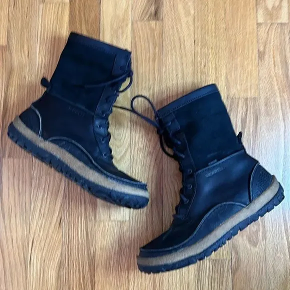 Merrel sz 6.5 Tremblant Mid Polar Waterproof Boots 200G Insulated, gorgeous