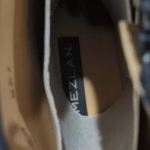 Mezlan Black Suede Zip Up Boots NWOT