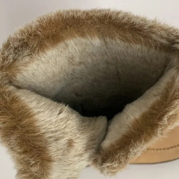 MIA Women’s Lined Suede Boots Tan 7.5