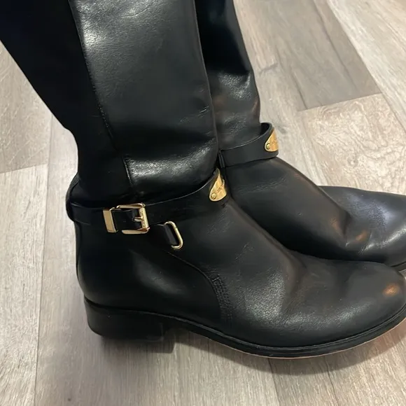 Michael Kors Black Riding Boots