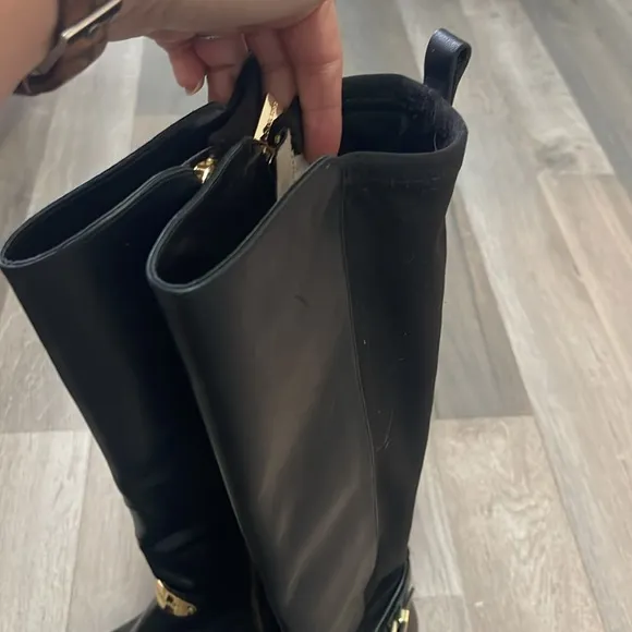 Michael Kors Black Riding Boots