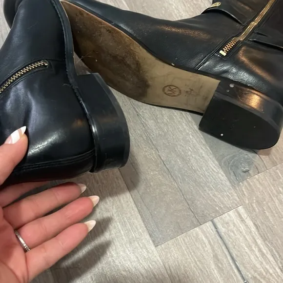 Michael Kors Black Riding Boots