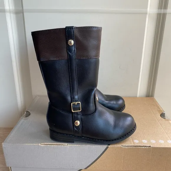 Michael kors Brown/Black Riding boots Toddler- SZ 8 C