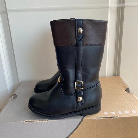 Michael kors Brown/Black Riding boots Toddler- SZ 8 C