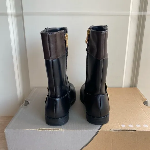 Michael kors Brown/Black Riding boots Toddler- SZ 8 C