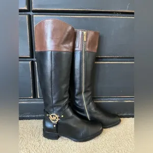 Michael Kors Fulton Harness Riding Boots