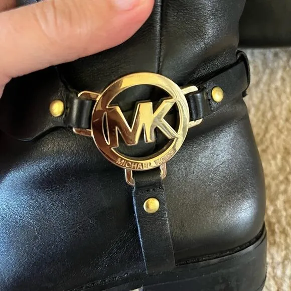 Michael Kors Fulton Harness Riding Boots