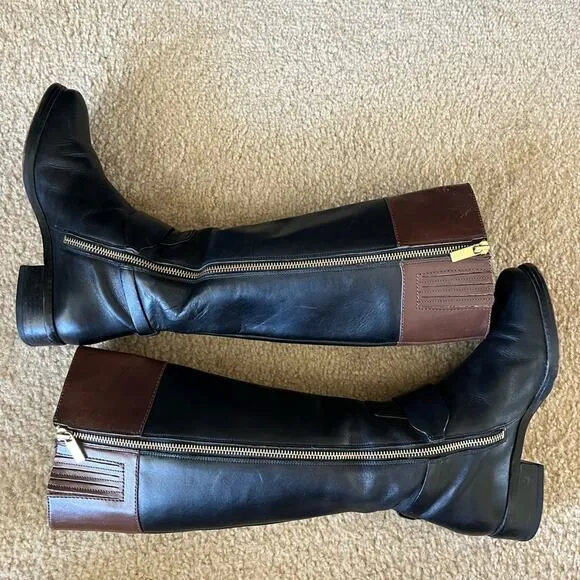 Michael Kors Fulton Harness Riding Boots