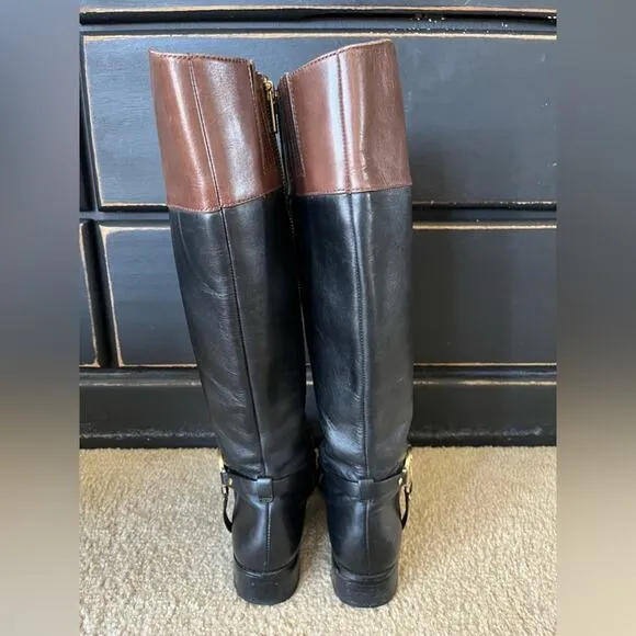 Michael Kors Fulton Harness Riding Boots