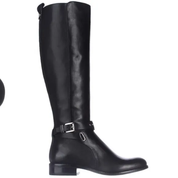 MICHAEL Michael Kors black Arley Riding Boots