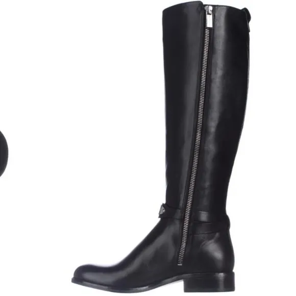 MICHAEL Michael Kors black Arley Riding Boots