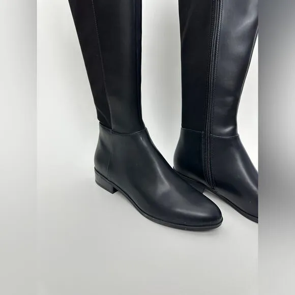 MICHAEL MICHAEL KORS Bromley Leather Knee-High Riding Boots NEW SIZE 6