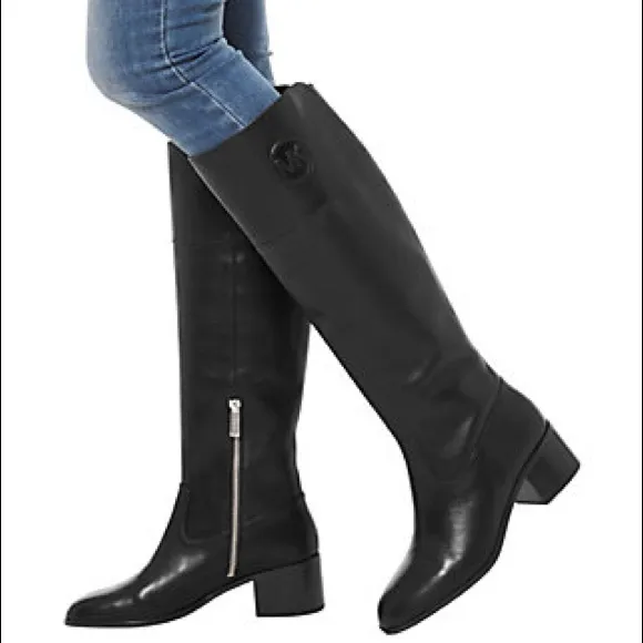 MICHAEL Michael Kors Dylyn Black Riding Boots