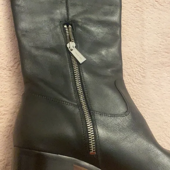 MICHAEL Michael Kors Dylyn Black Riding Boots