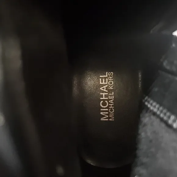 Michael Michael Kors leather black boots